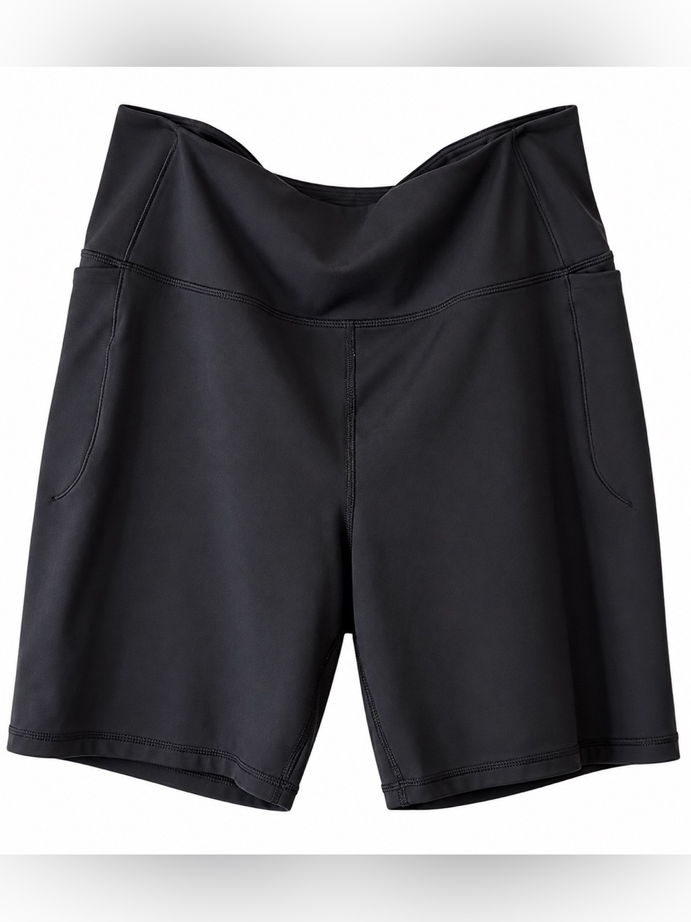 Spider High-Waist Black Women’s Active Shorts